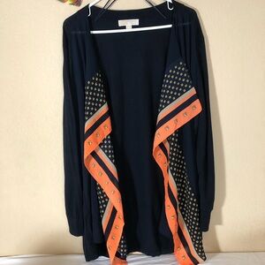 Micheal Micheal Kors Waterfall Cardigan, 2X, pre-owned, pet/smoke free home